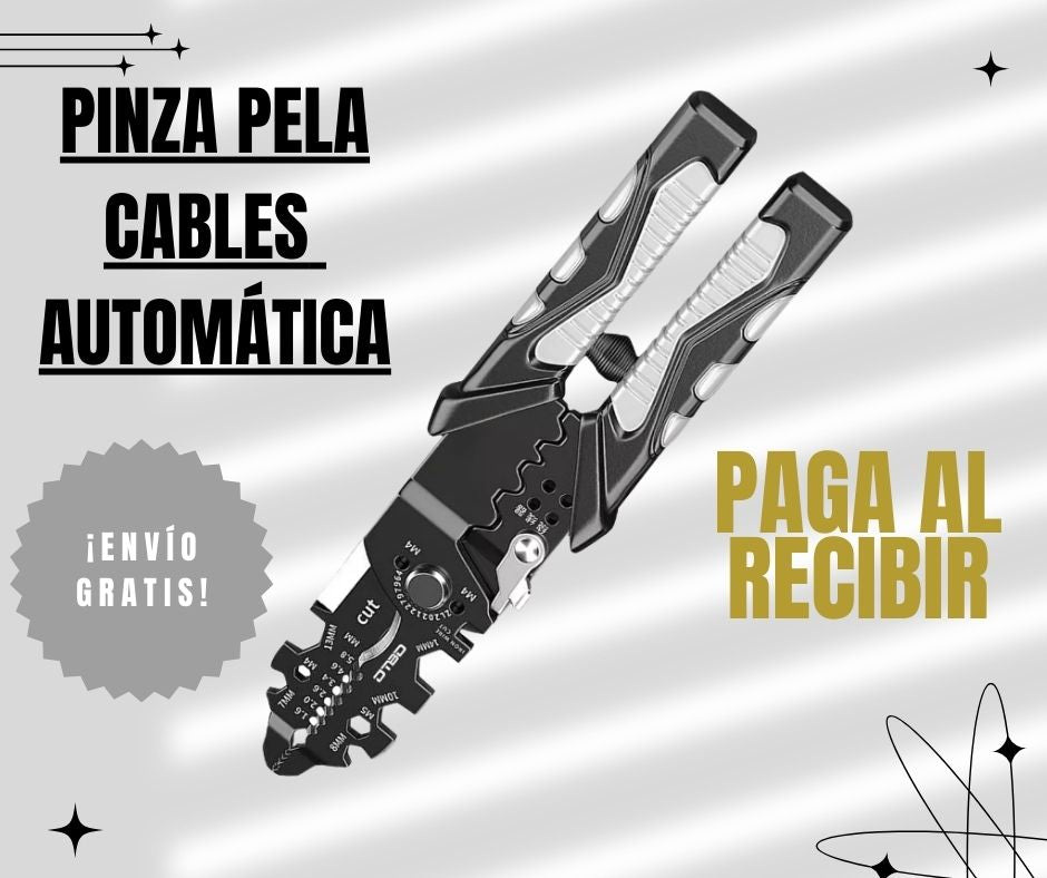Pinza Pela Cables Automática 25 En 1