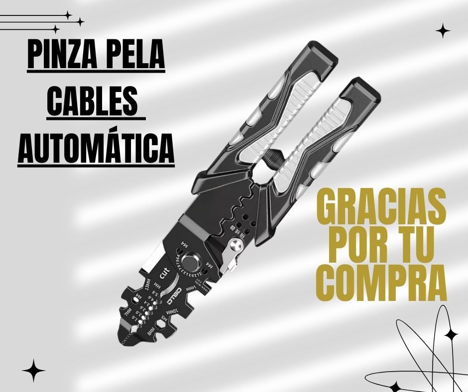 Pinza Pela Cables Automática 25 En 1