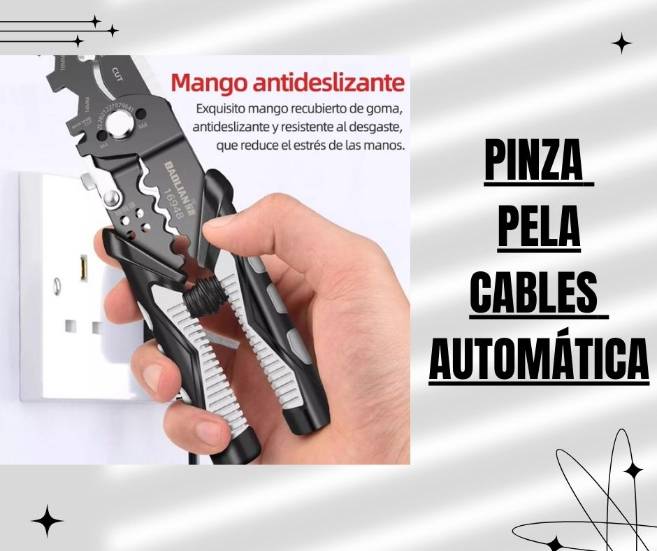 Pinza Pela Cables Automática 25 En 1