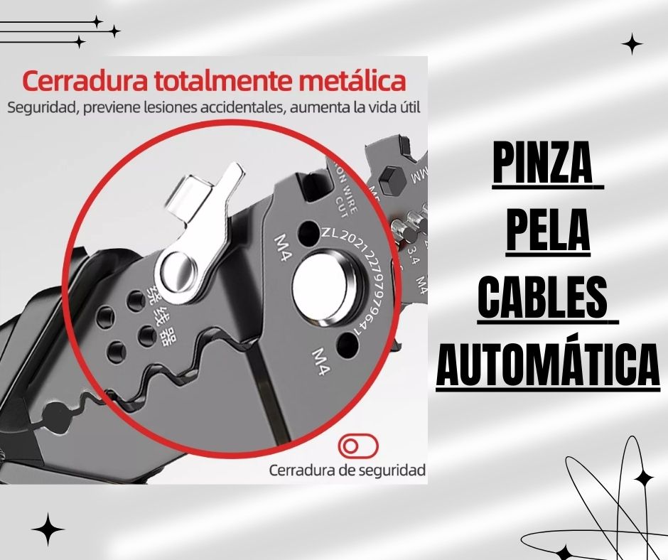Pinza Pela Cables Automática 25 En 1