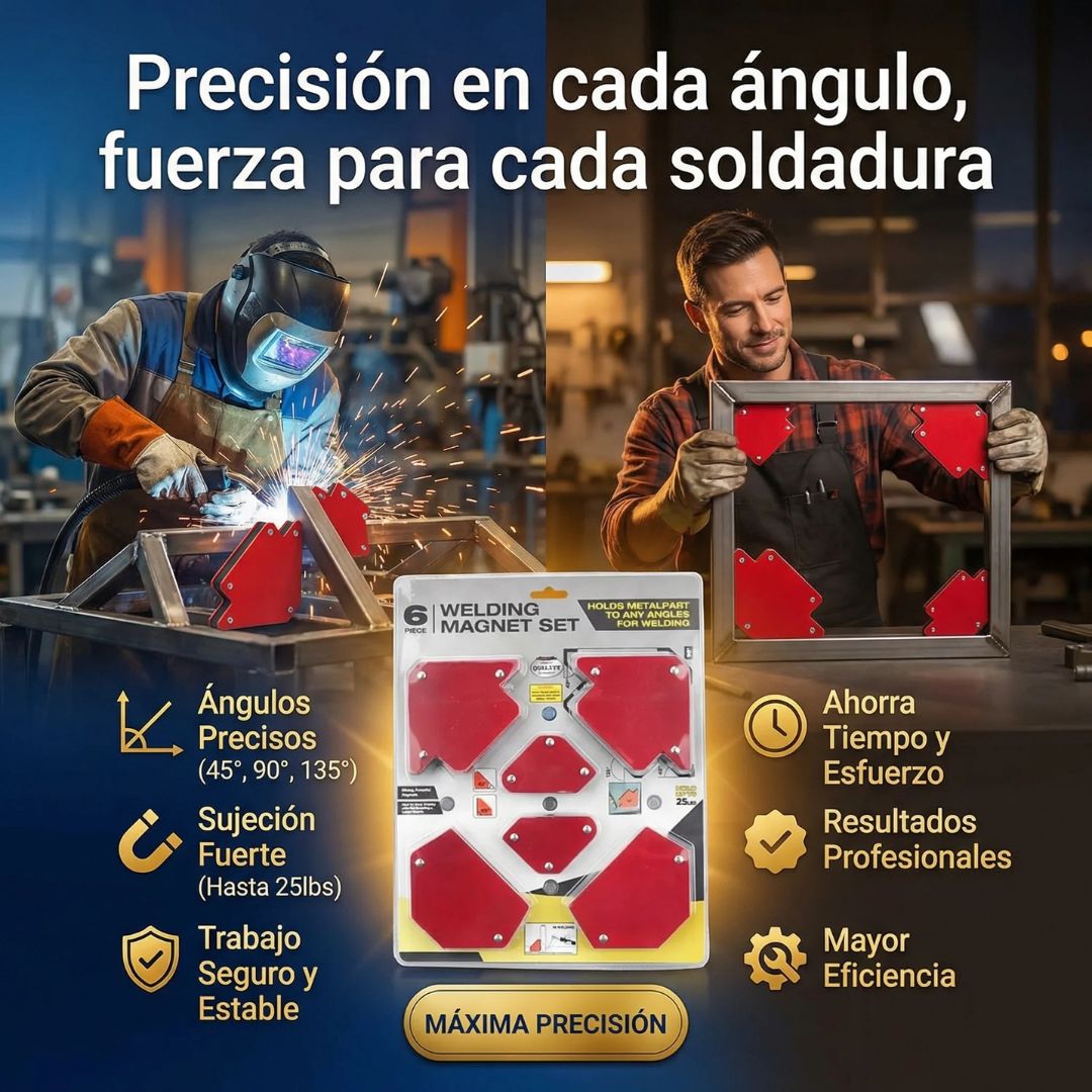 Angulo magnético para soldar