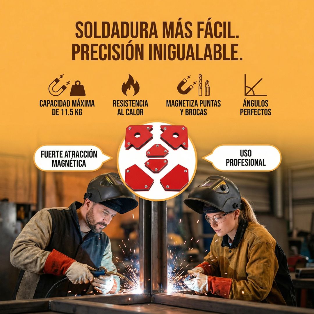 Angulo magnético para soldar