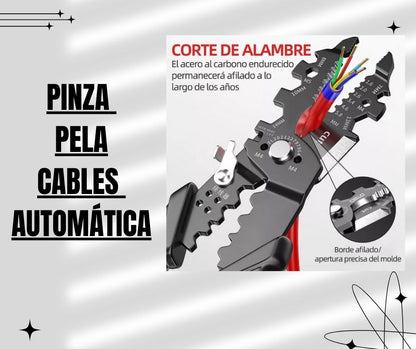 Pinza Pela Cables Automática 25 En 1