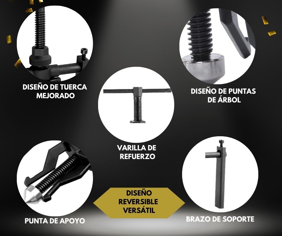 Extractor de Poleas Reversible