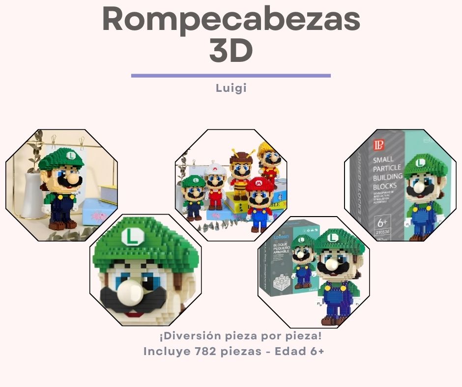 Rompecabezas 3D - Luigi 782 piezas