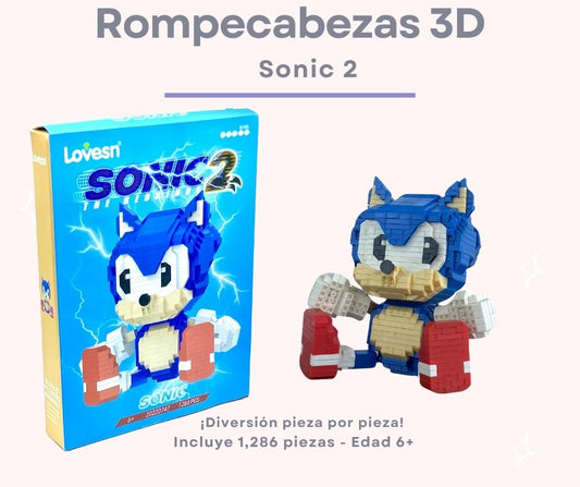 Rompecabezas 3D - Sonic 2 2,186 pieza