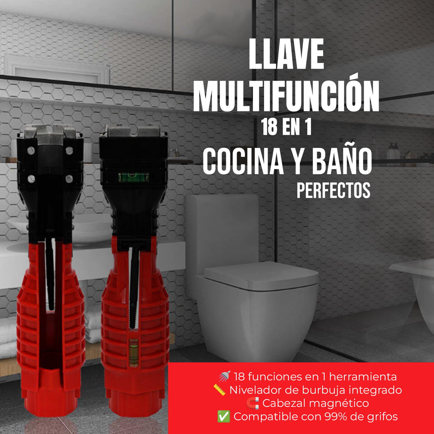 Llave Multifunción 18 en 1
