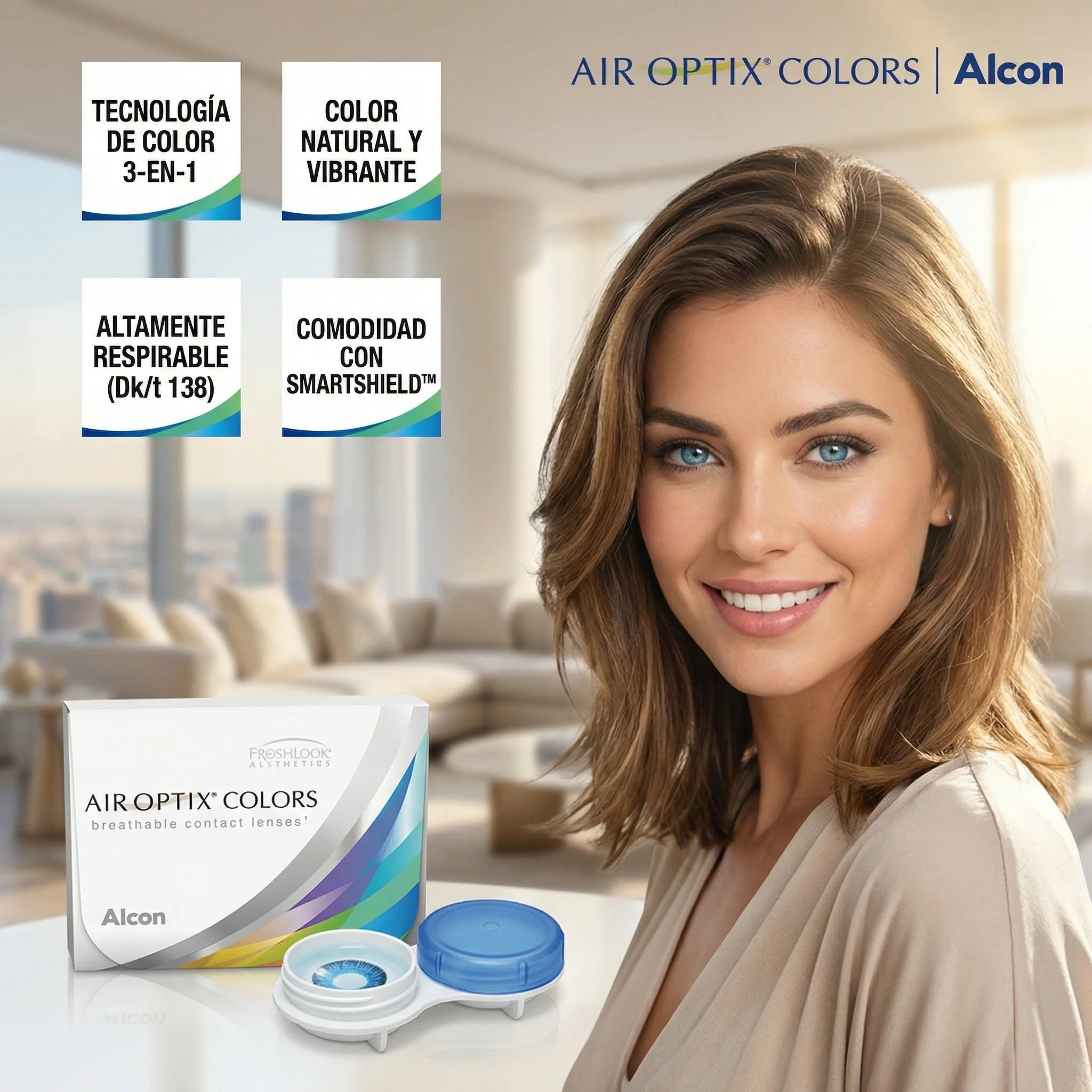 Lentes de contacto AIR OPTIX™ COLORS
